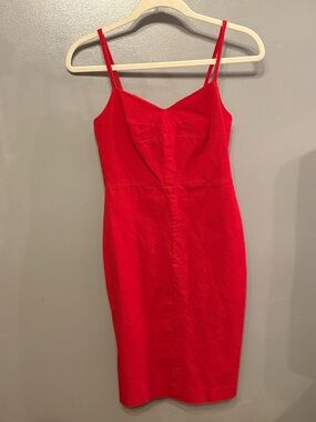 Banana Republic Red Strap Dress